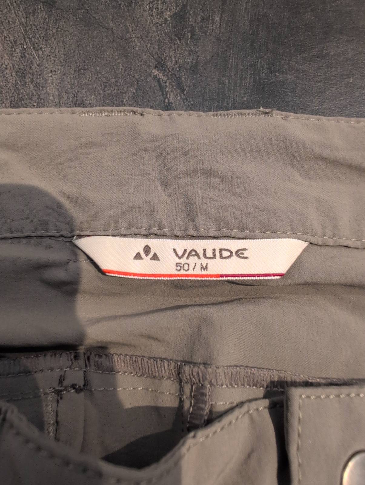 Zip Off Hose von Vaude (M: 50 Herren) 2in1 elastisch grau - wanderlich.com