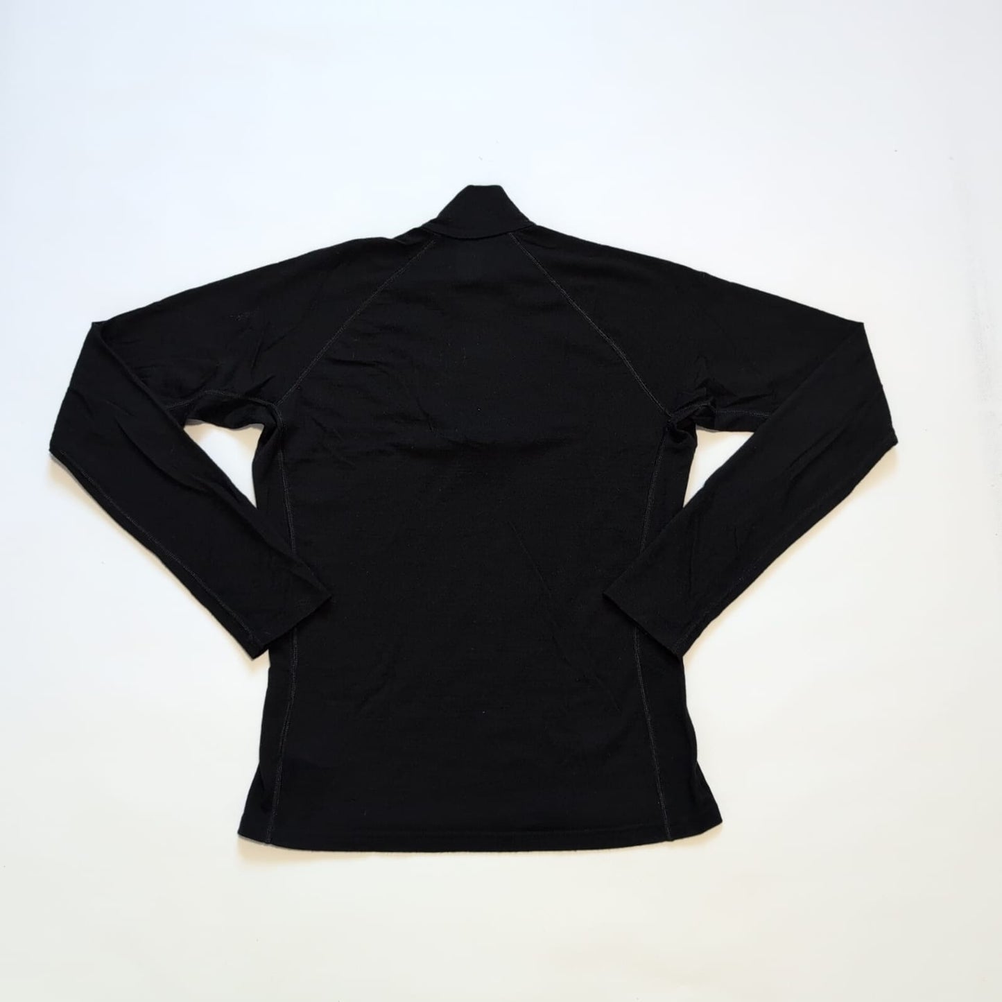 Merino Longsleeve von Icebreaker (L Herren) Langarm Zip Shirt schwarz