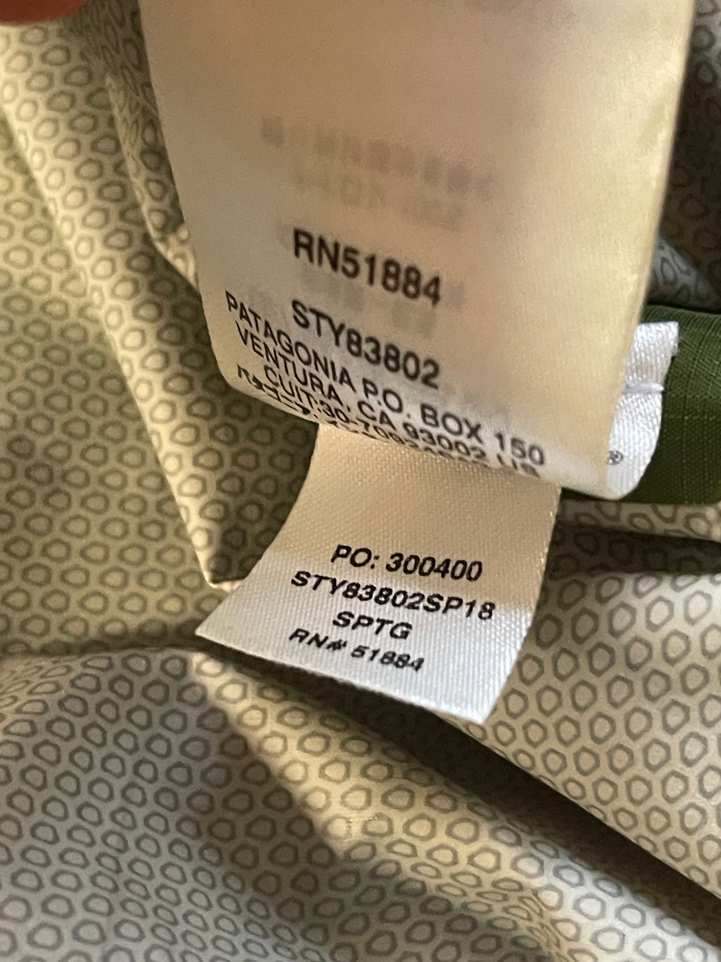 Regen Jacke von Patagonia (M Herren) Hardshell khaki grün