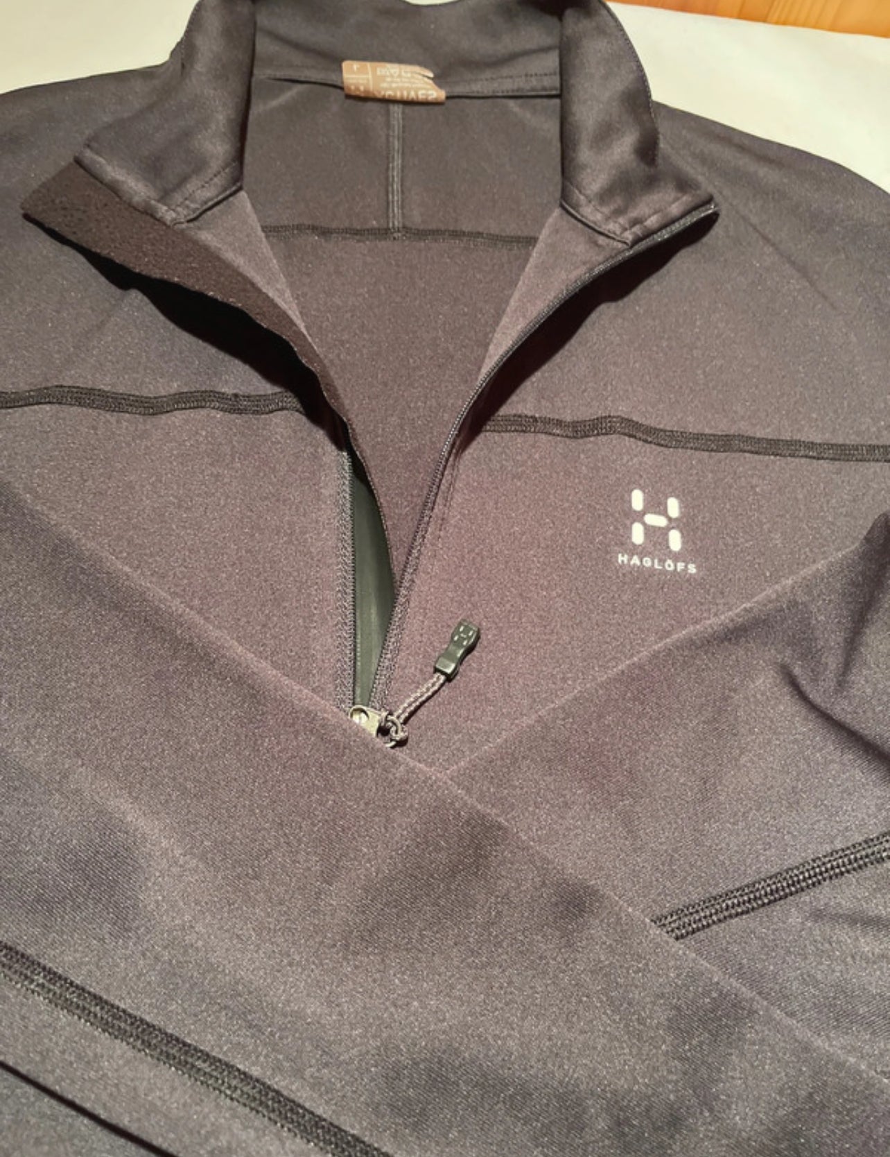 Longsleeve von Haglöfs (L Herren) Half Zip Shirt schwarz