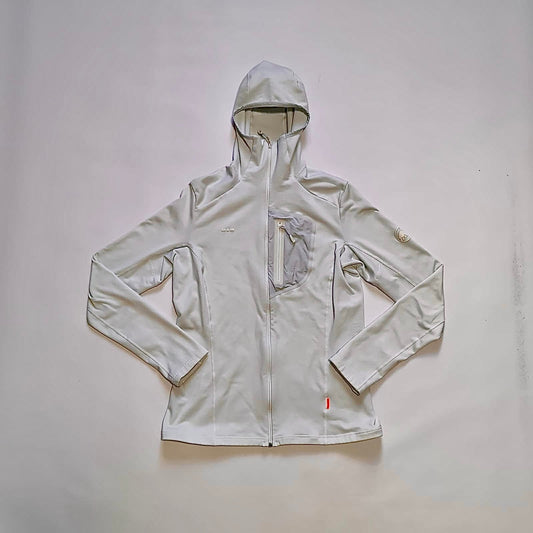 Fleece Jacke von Mammut (M Damen) Hoodie weiß