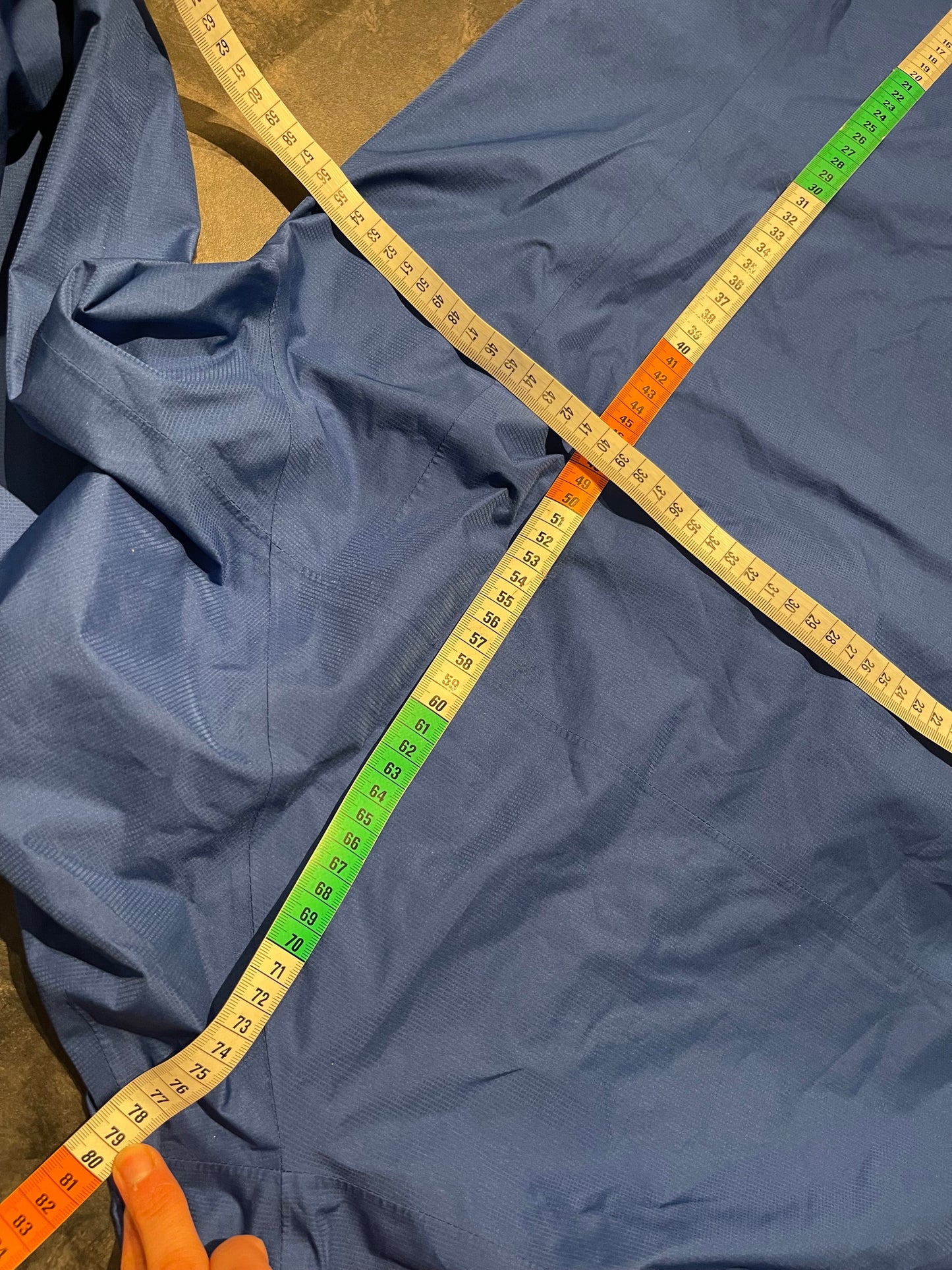 2-lagige Regen Jacke von Salewa (L Herren) Hardshell blau