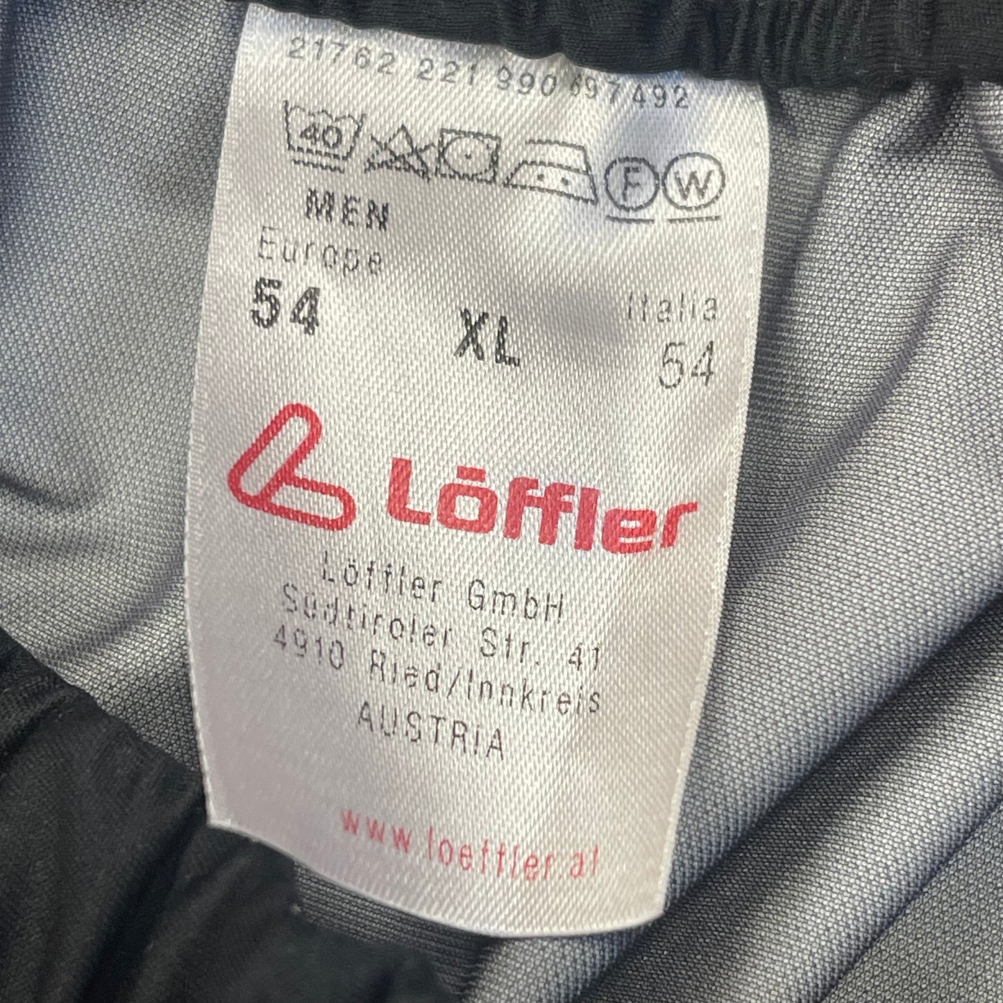 Rad Regenhose von Löffler (XL) GoreTex Überhose schwarz