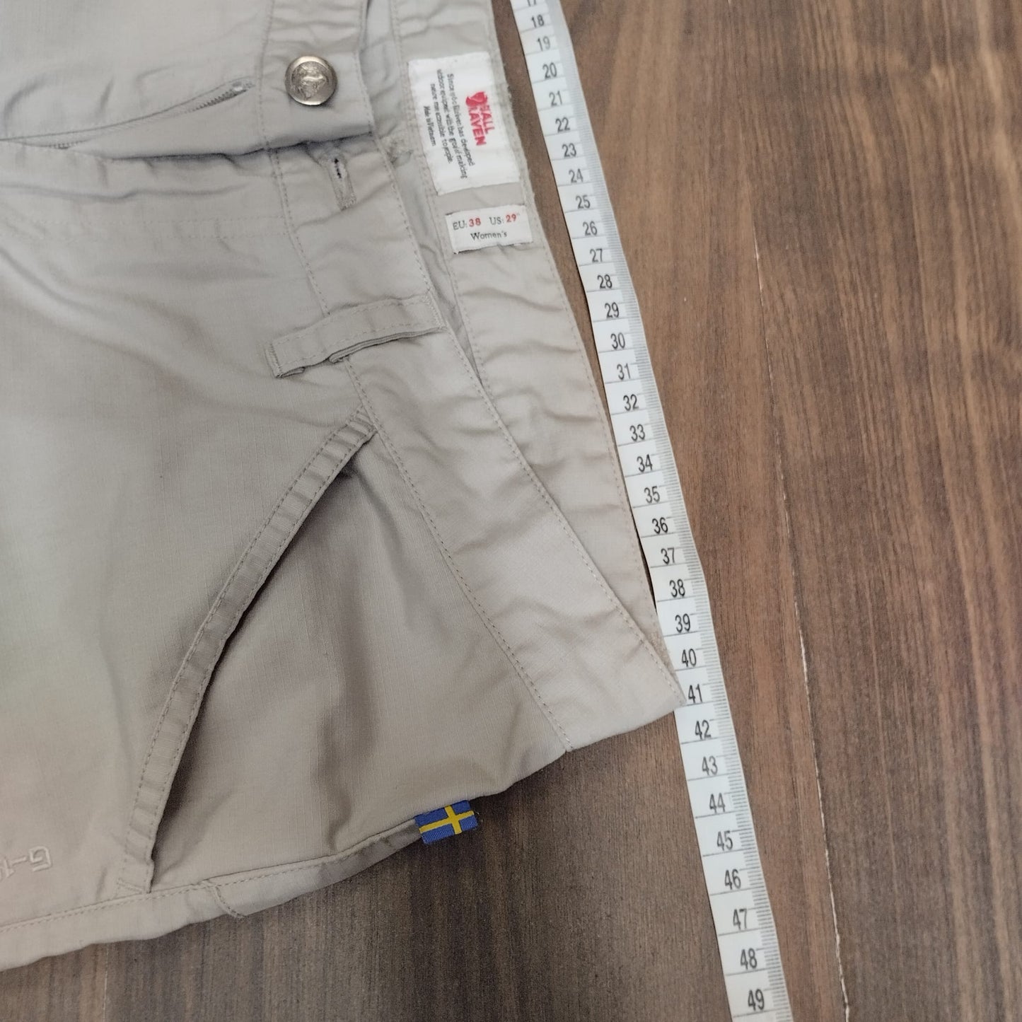 Zip Off Hose von Fjällräven (M /38 Damen) 2 in 1 creme