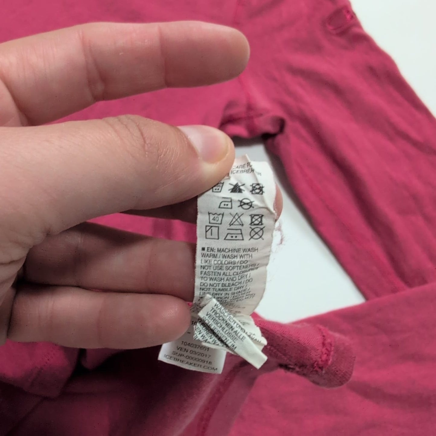 Merino Longsleeve Icebreaker 260 (S Damen) rosa