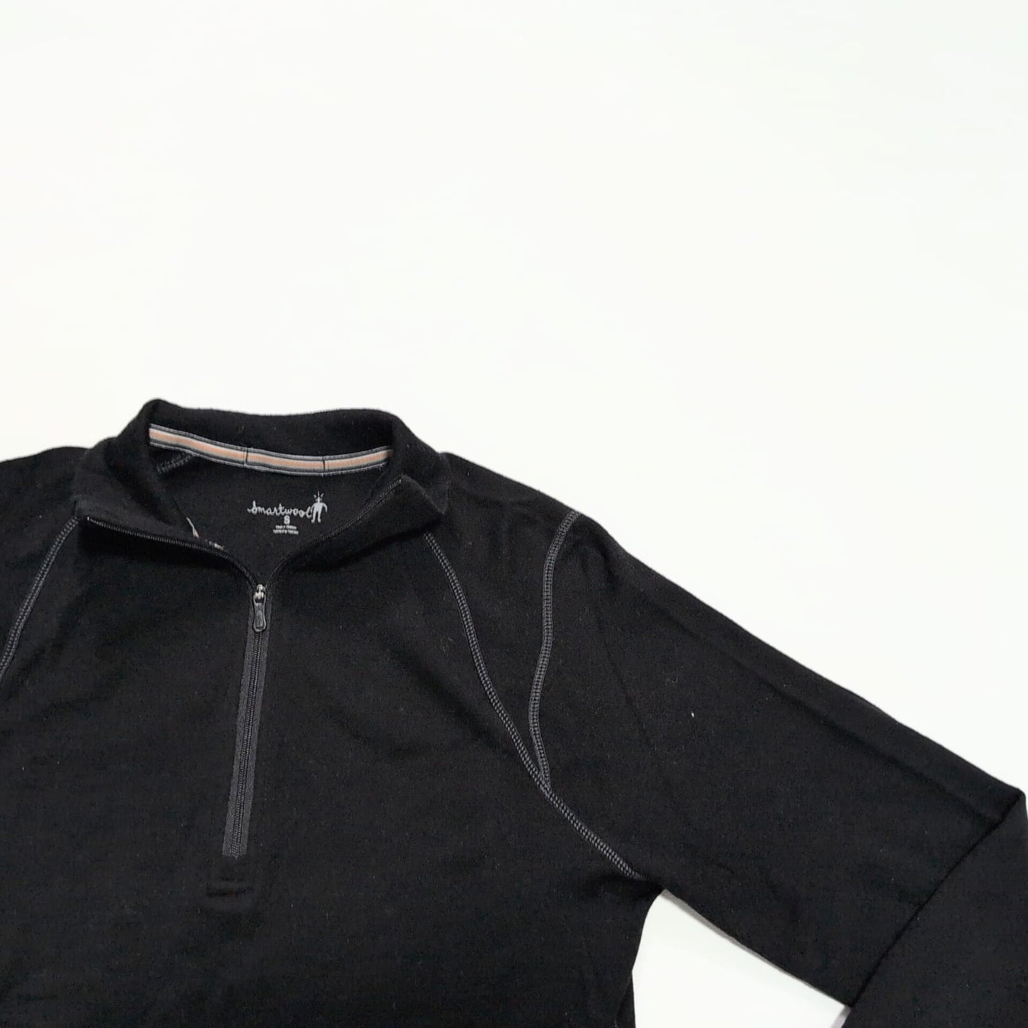 Merino Zip Longsleeve von Smartwool (S Herren) Baselayer schwarz