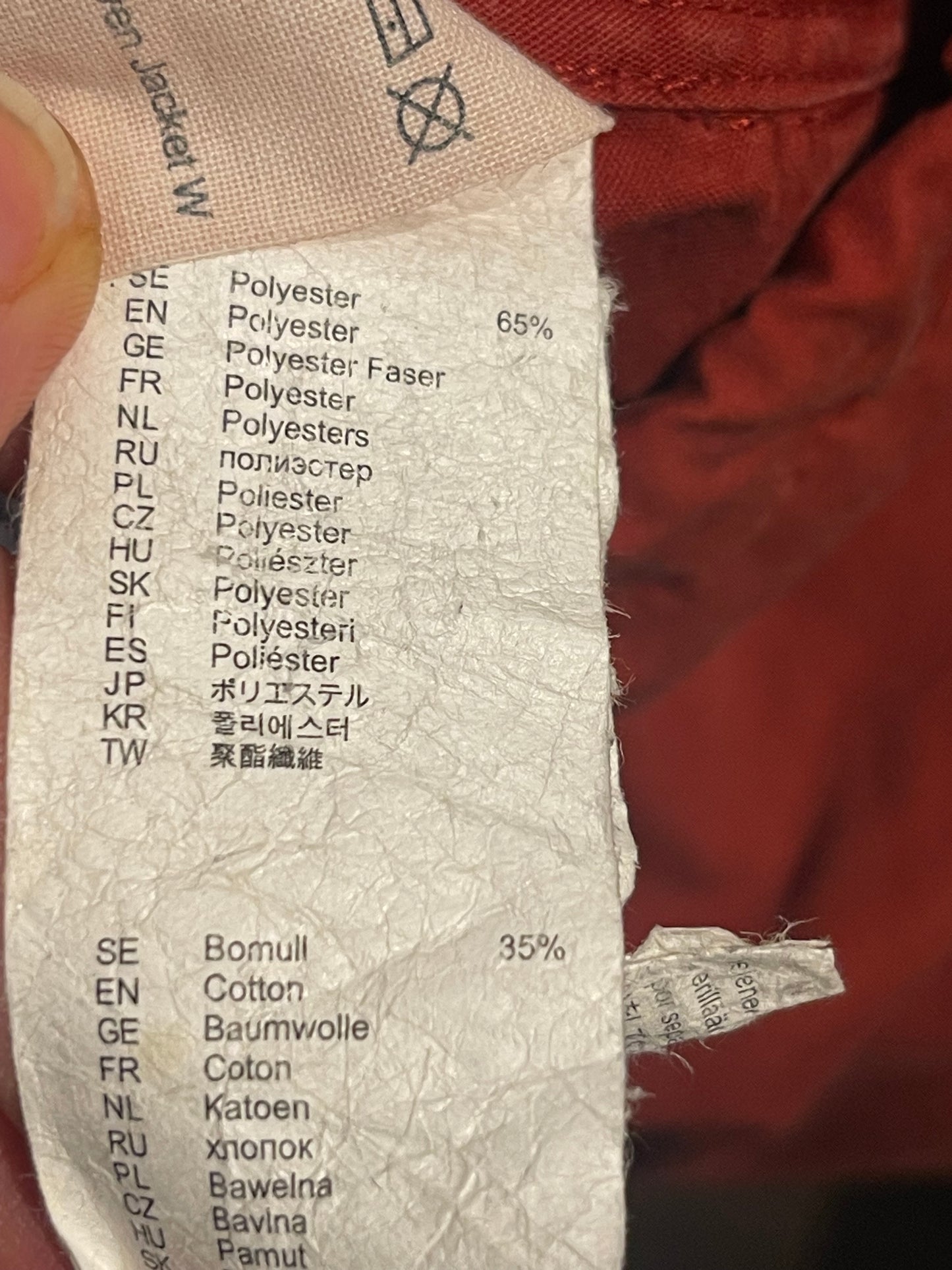 Fjällräven Jacke G-1000 (XS Damen) Greenland Light Parka rot