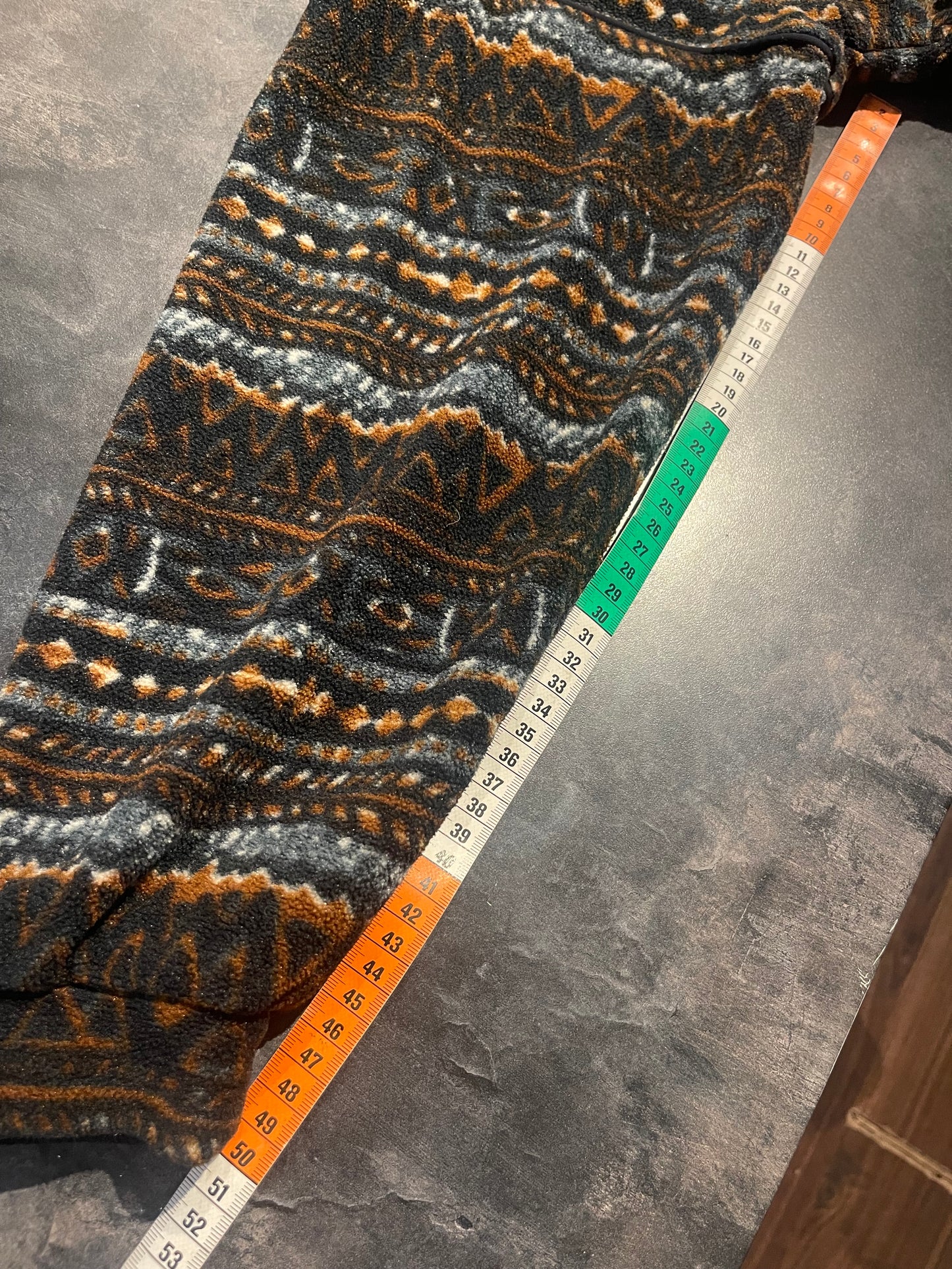 Vintage Fleece Pullover von Salewa (S Herren /M-L Damen) Muster bunt