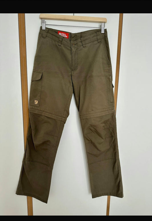 2in1 Outdoor Hose von Fjällräven (S Damen ) Karla Zip-Off khaki