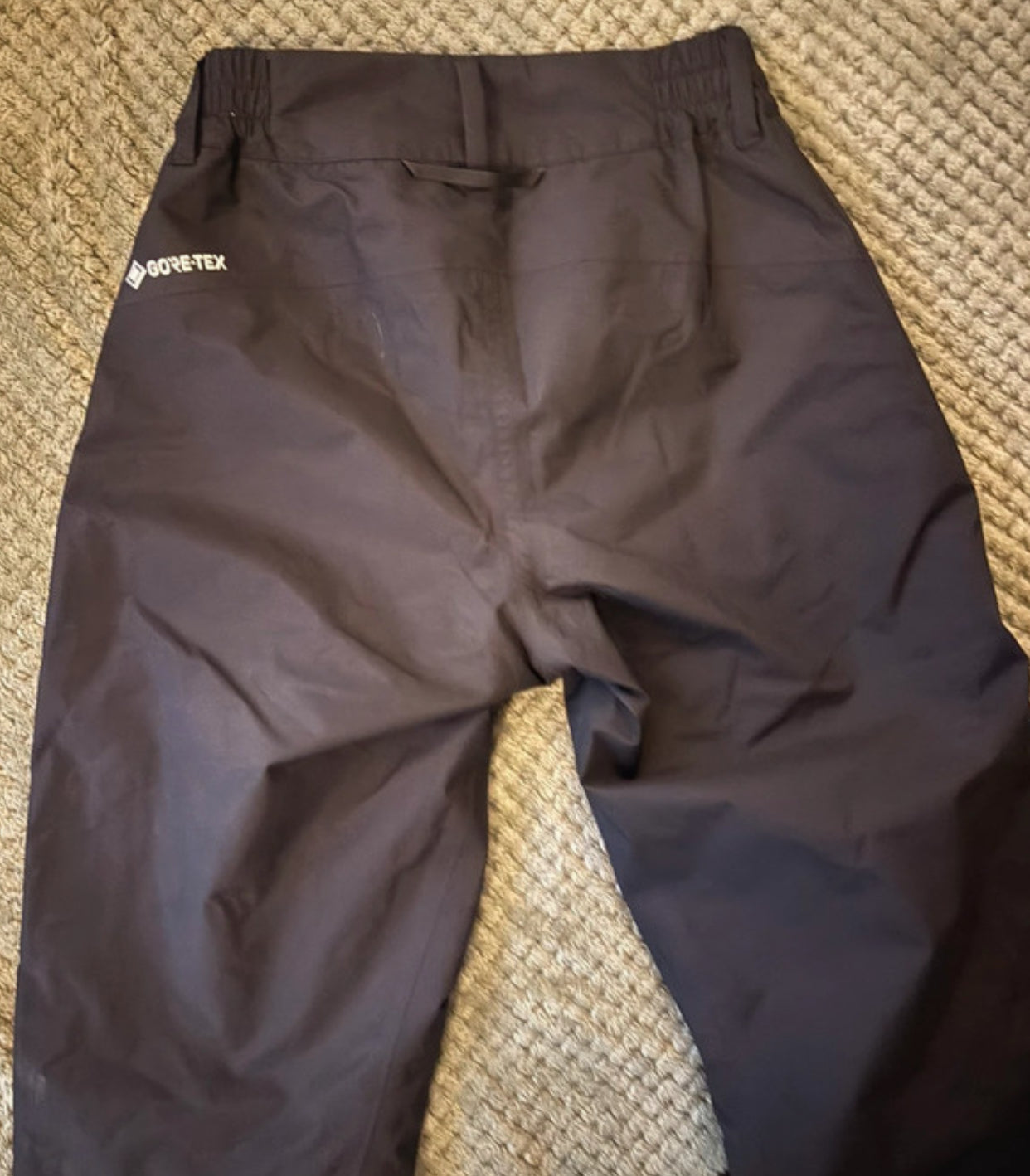 Regenhose von Haglöfs (XS) GoreTex Membran 3 Lagen schwarz
