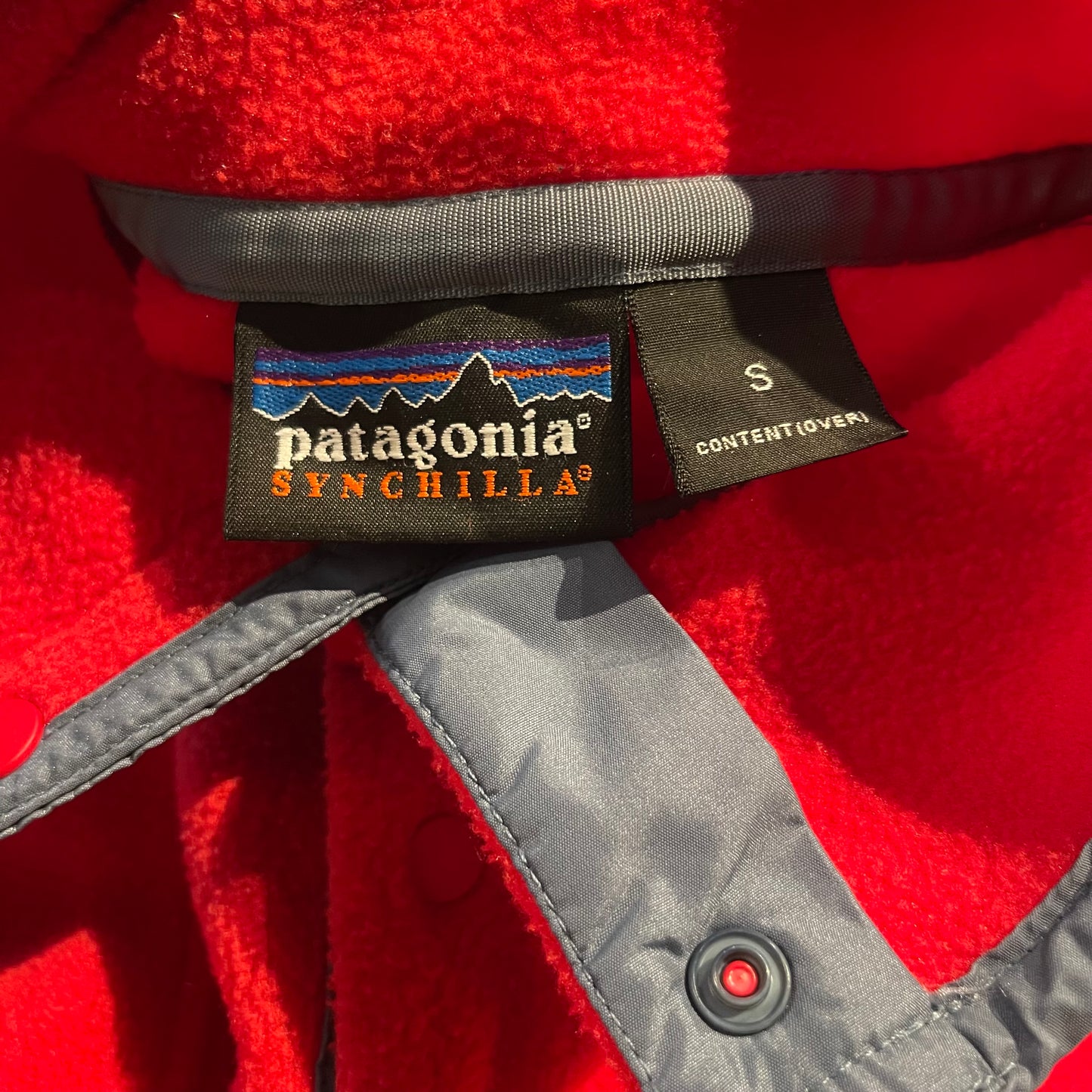 Patagonia Fleece Pullover (S Herren /M Damen) Synchilla rot