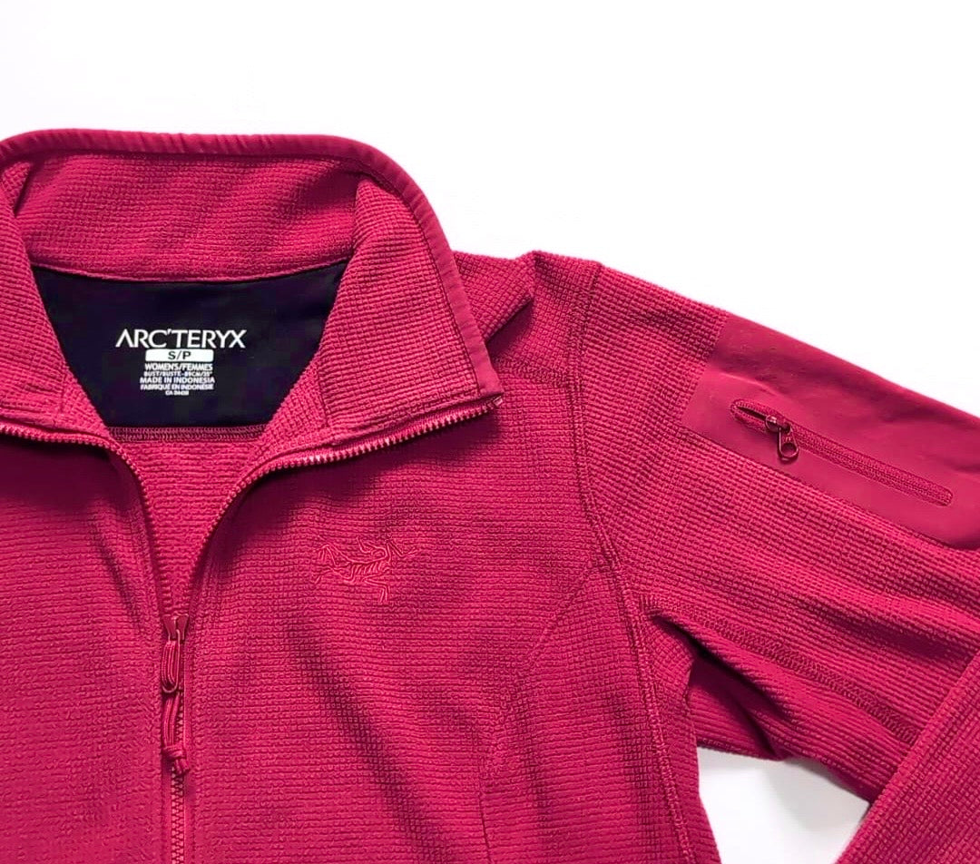 Jacke von Arcteryx (S Damen) Waffel Fleece Sweatshirt Magenta