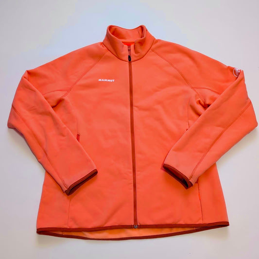 Fleece Zipper Jacke von Mammut (XL Damen /M Herren) Pfirsich - wanderlich.com