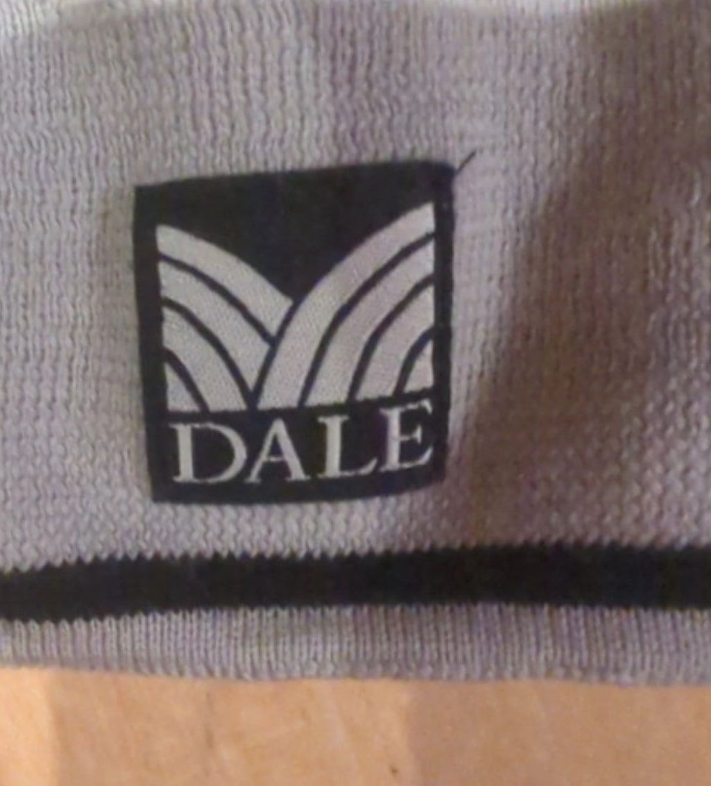 Wollpullover von Dale of Norway (S Damen) neck zip grau schwarz