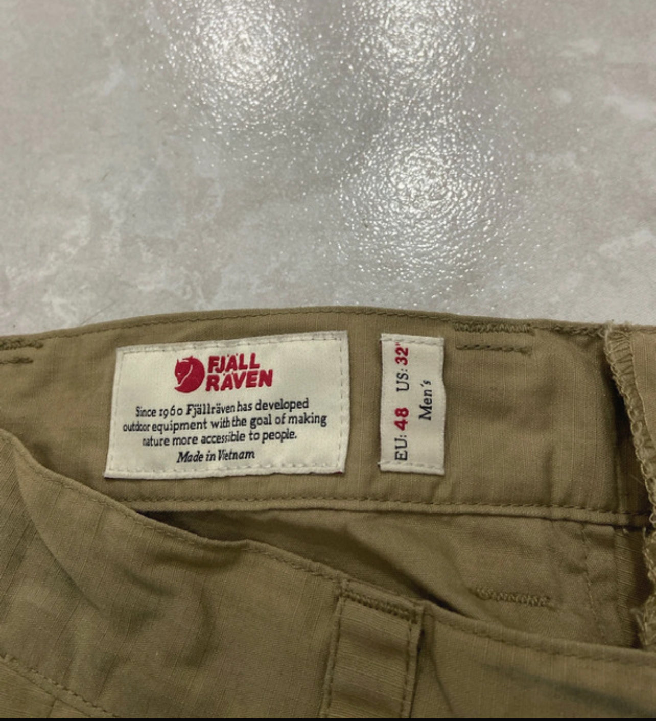 Zip-Off Hose von Fjällräven (Herren M) beige