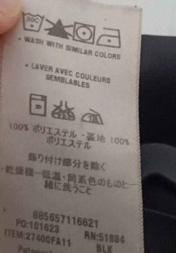 Daunen Winterparka Patagonia (M Damen) Mantel wasserdicht schwarz