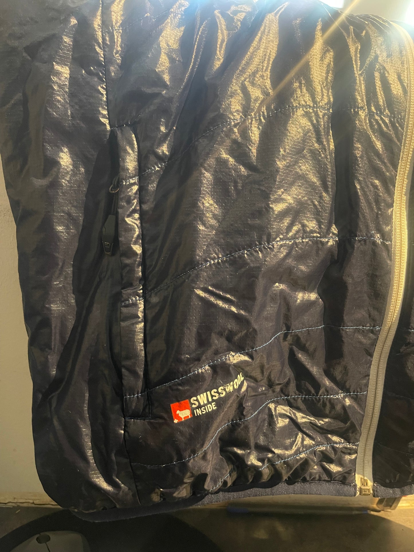 Wende Weste von Ortovox Swisswool Inside (L Herren) schwarz blau - wanderlich.com