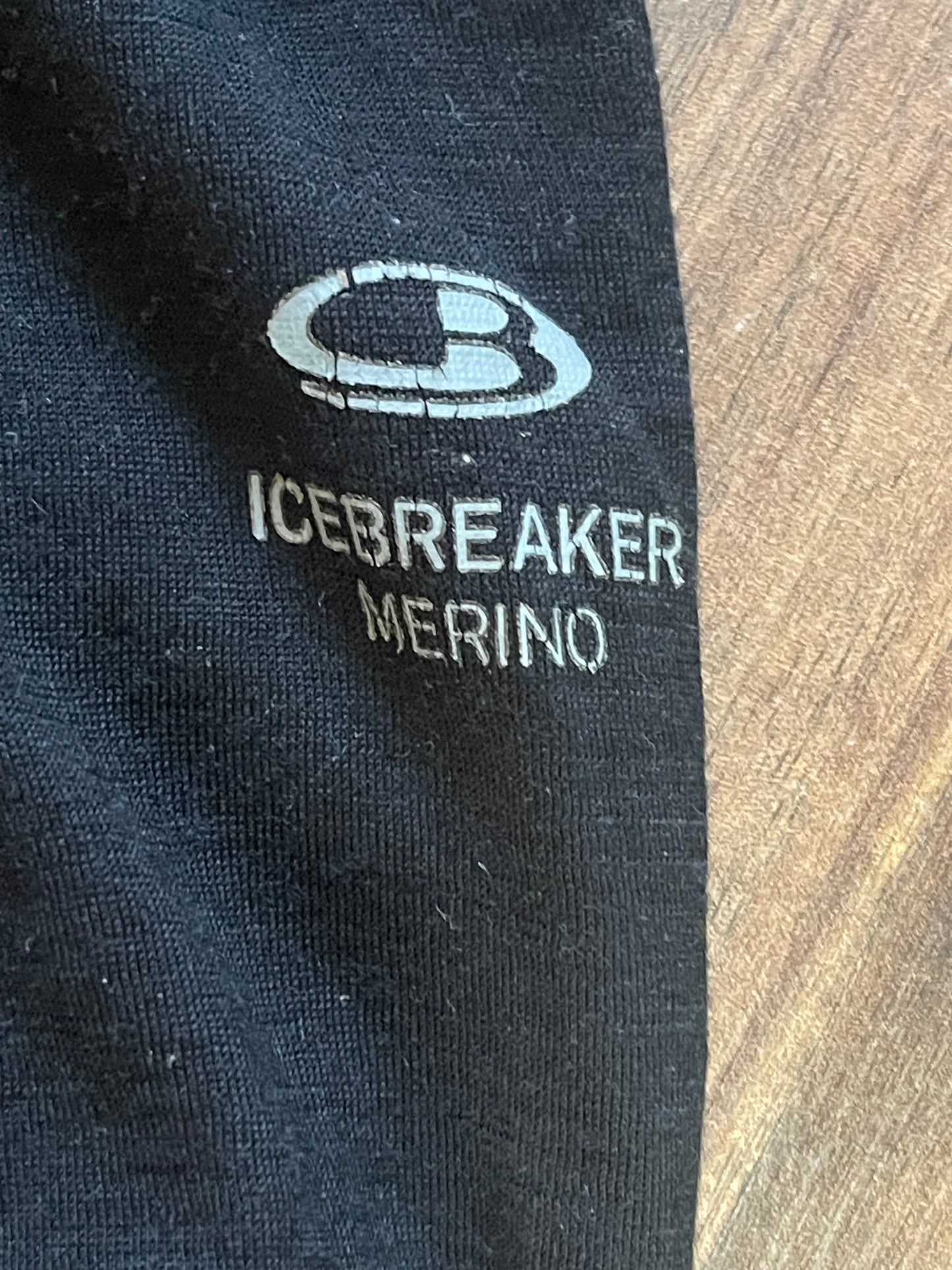 Merino 200 Longsleeve Icebreaker (XS Damen) Zip Shirt schwarz