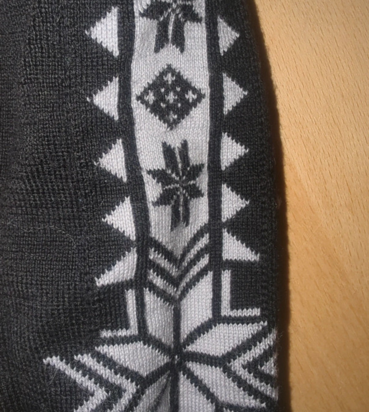 Wollpullover von Dale of Norway (S Damen) neck zip grau schwarz