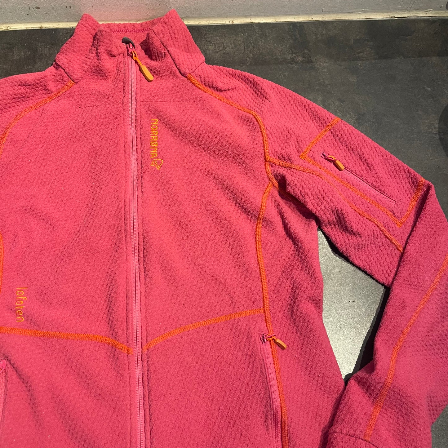 Fleece Jacke von Norrøna (M Damen) Zip Shirt Warm1 pink