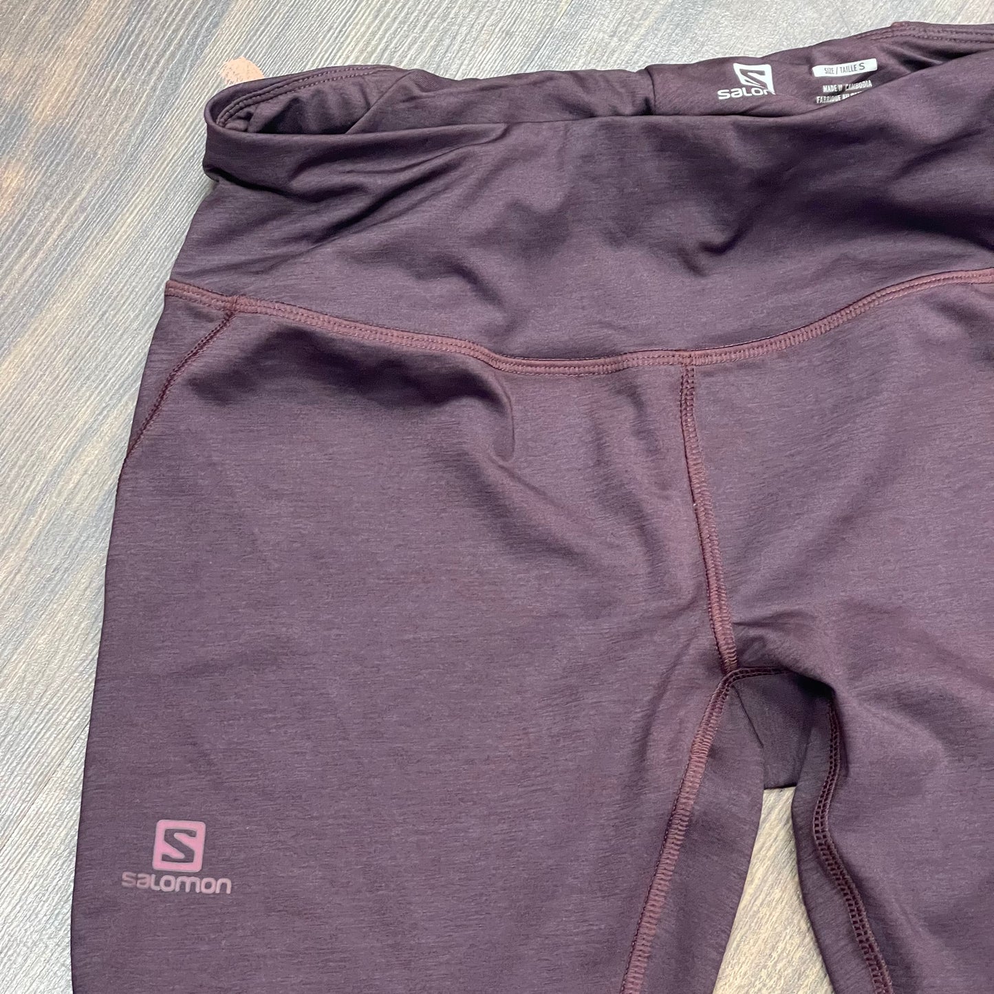 Jogging Hose / Leggings von Salomon (S Damen) lila / Aubergine