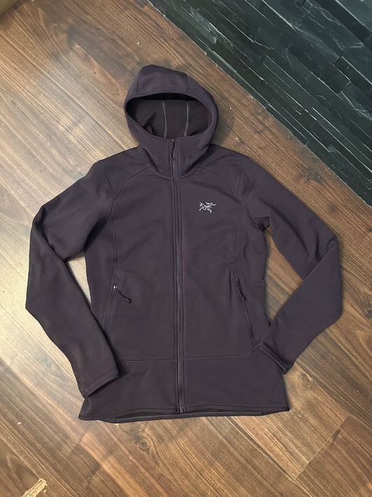 Fleece Jacke von Arcteryx (M Damen) Zipper Hoodie braun