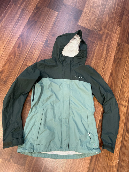 Regen Jacke von Vaude (M Damen) Hardshell türkis grün