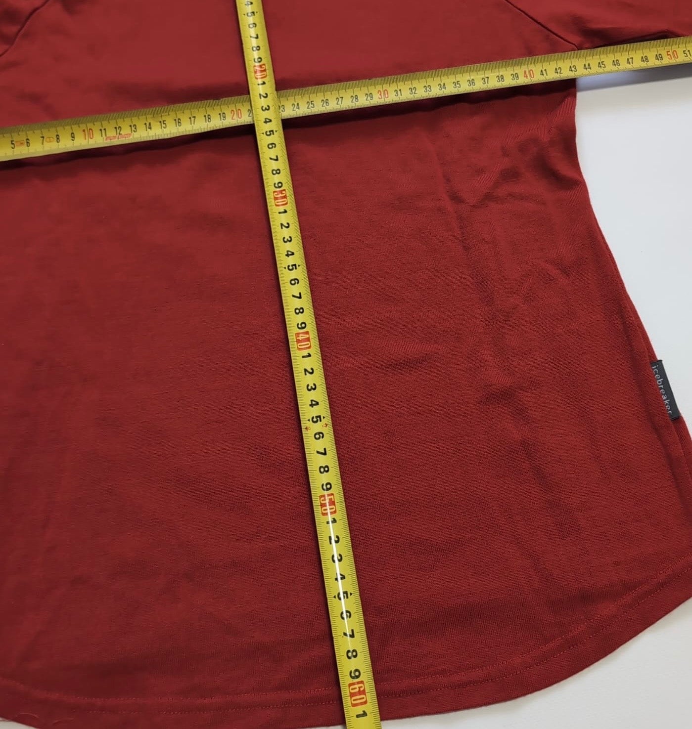 Merino Zip Longsleeve von Icebreaker 260 (M Damen) orange rot - wanderlich.com