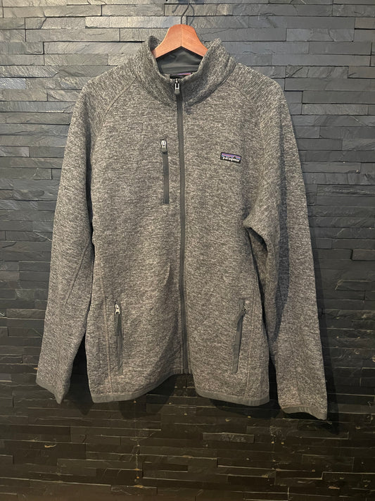 Patagonia Better Fleece Jacke (XL Herren) Strickoptik grau