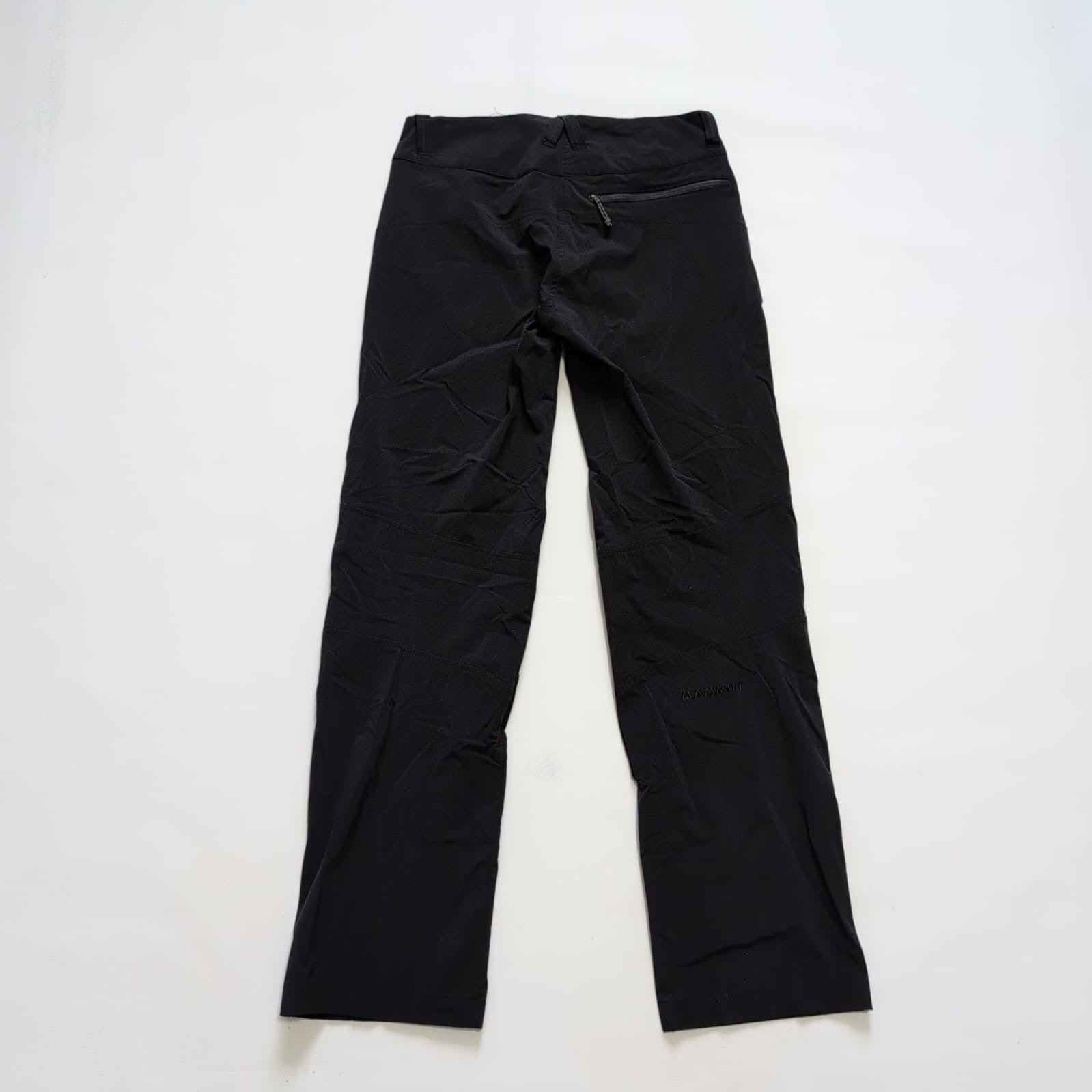 Trekking Hose von Mammut (XS Damen) leichtes Stretch Softshell schwarz - wanderlich.com