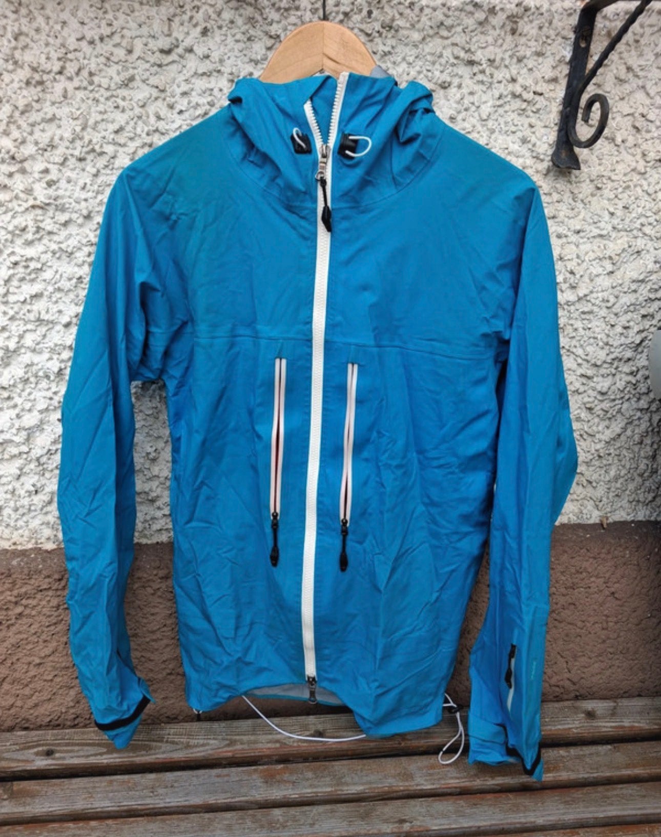 Ortovox 3L Hardshell Jacke (S-M Herren) atmungsaktiv blau