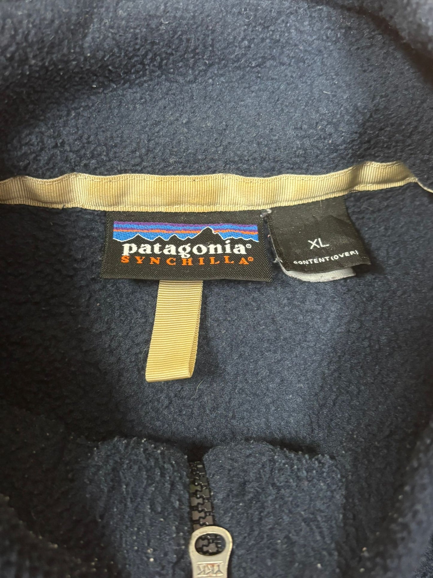 Patagonia Fleecejacke (XL Herren) Synchilla marineblau