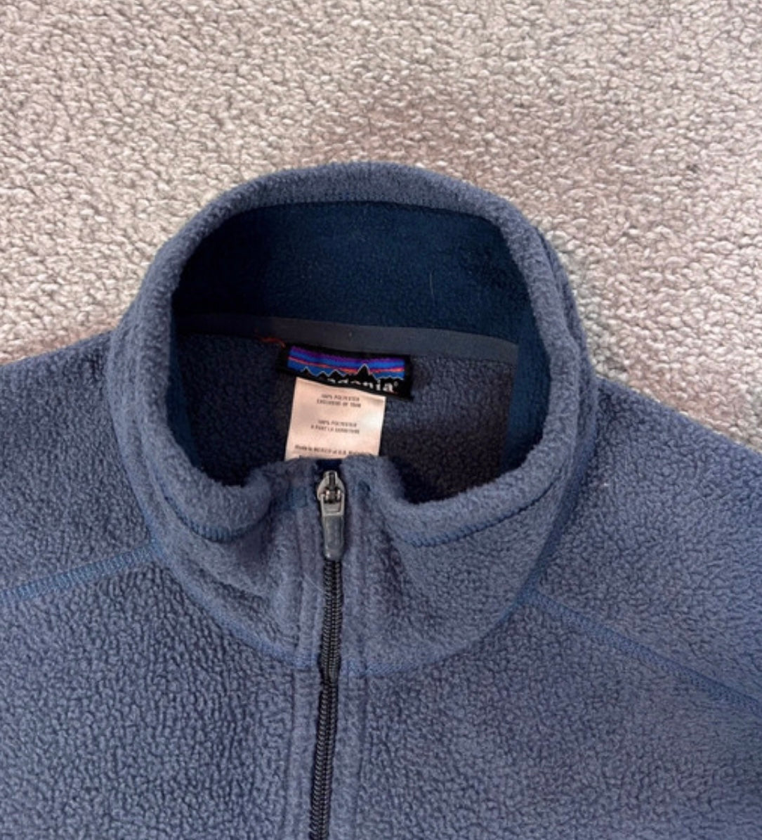 Patagonia Fleece Pullover (L Herren, Unisex) Synchilla stahlblau