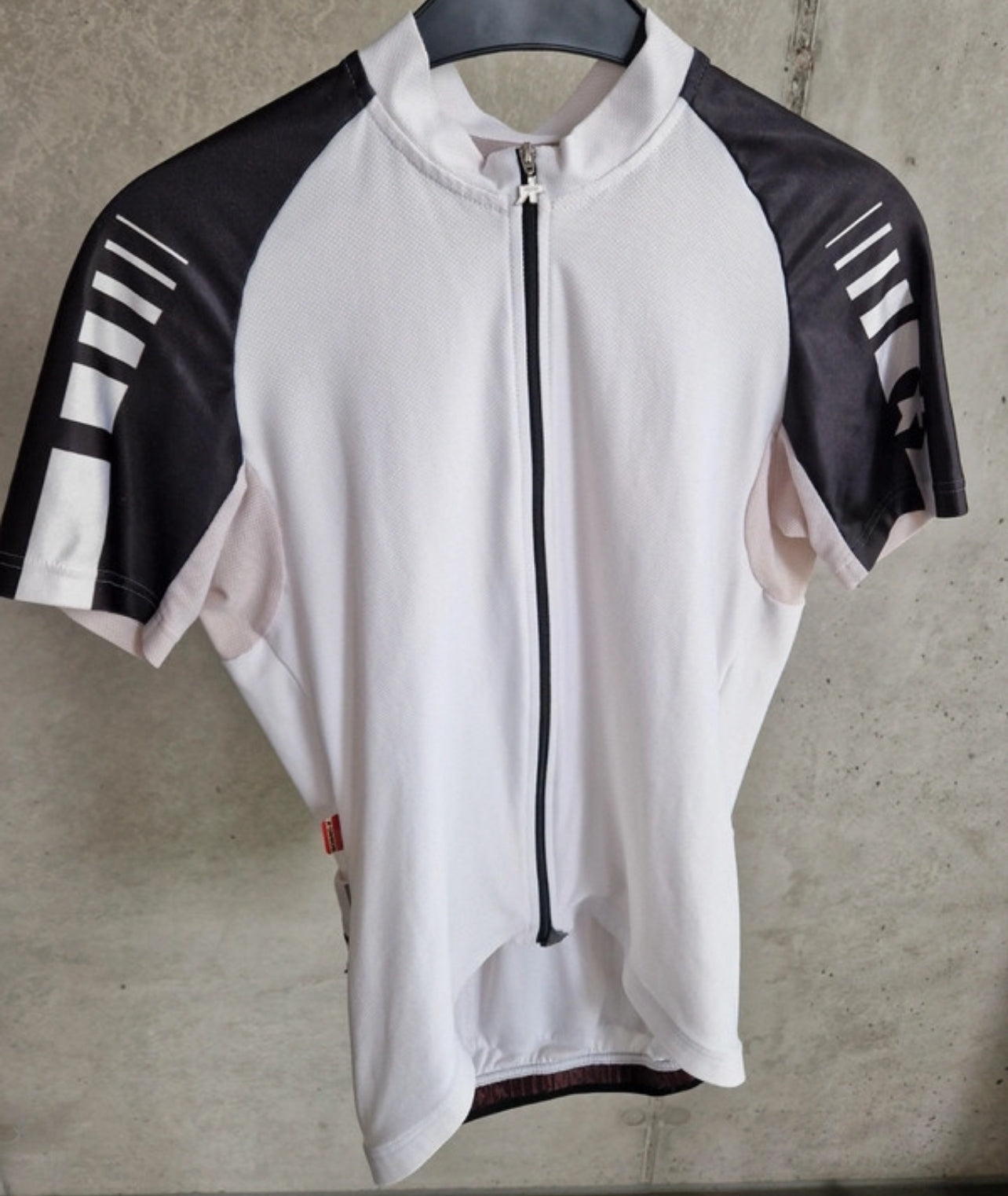 Full Zip Radtrikot von Assos (Damen M) Kurzarm weiß