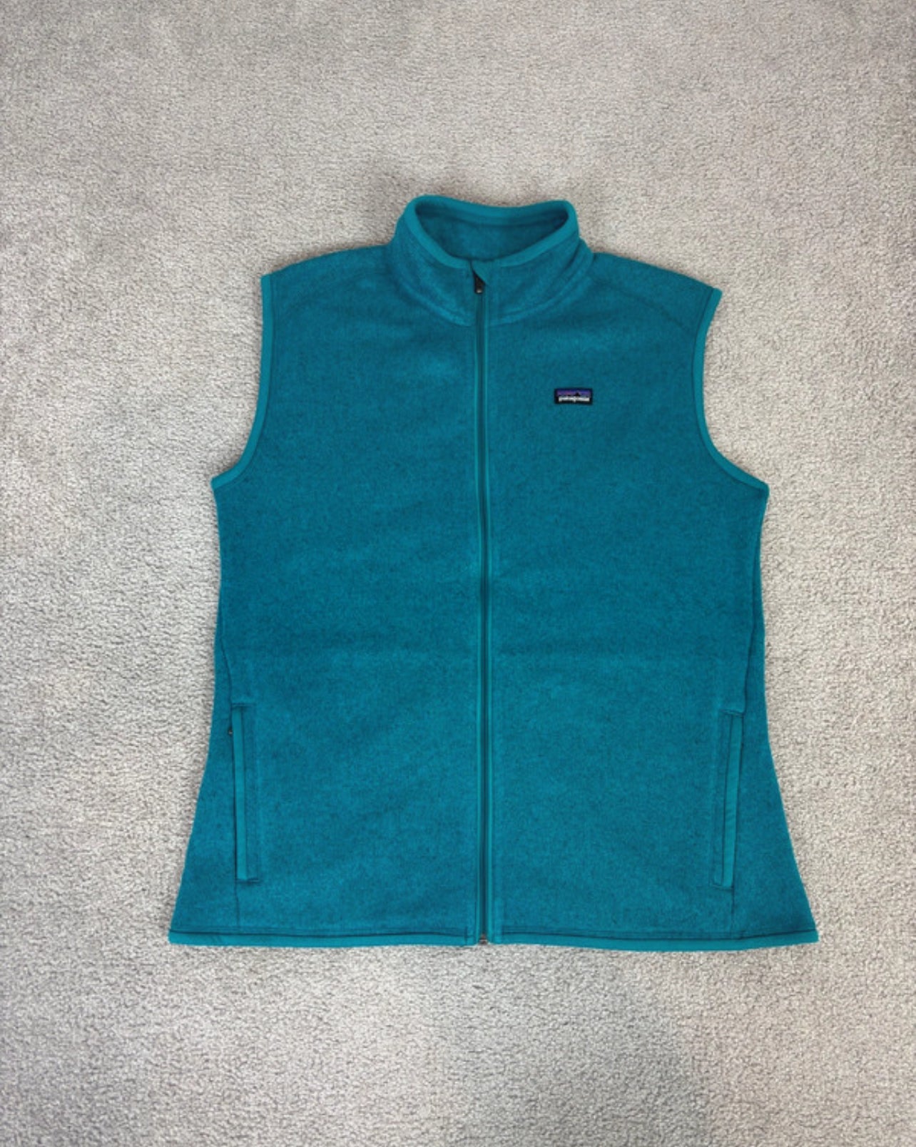 Patagonia Weste (XL Damen) Strickoptik Better Fleece türkis