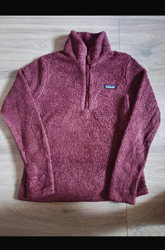 Strickoptik Fleece Weste von Patagonia (M Damen) schwarz