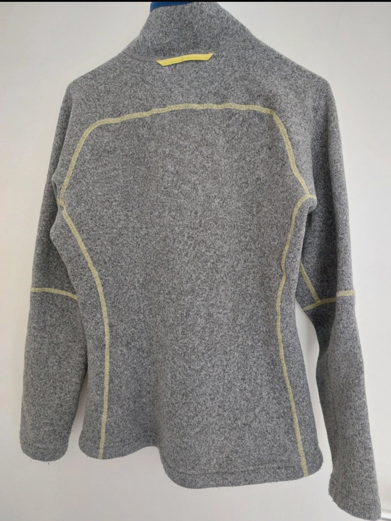 Fleece Jacke Haglöfs (Damen M) Strickoptik Sweatshirt grau