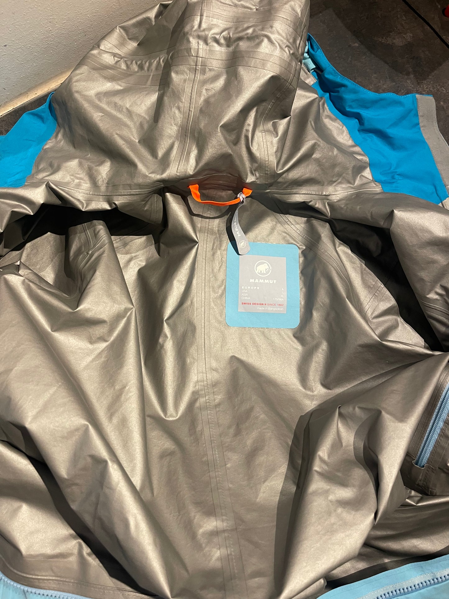 Hardshell Jacke von Mammut (L Damen) GoreTex blau