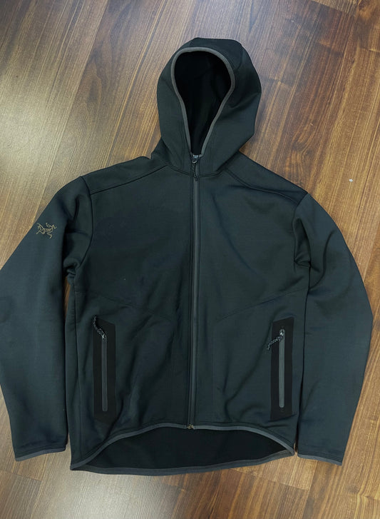 Fleece Jacke von Arcteryx (L Herren) Zipper Hoodie schwarz
