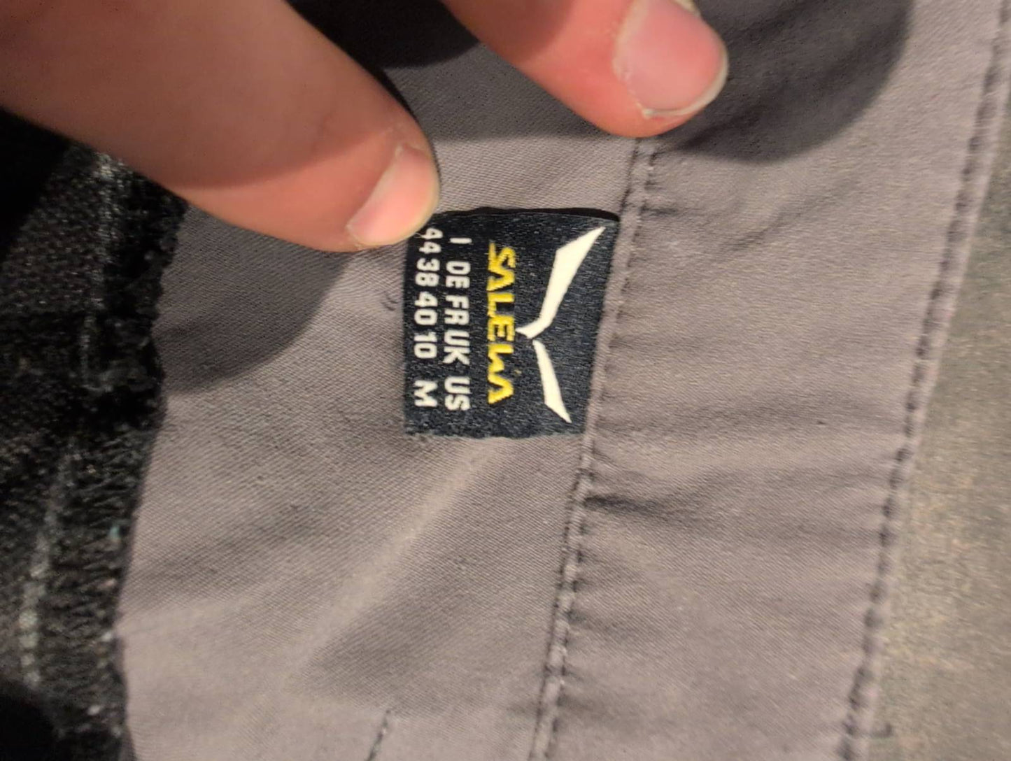 Leichte Softshell Hose von Salewa (M Damen) Kletterhose grau