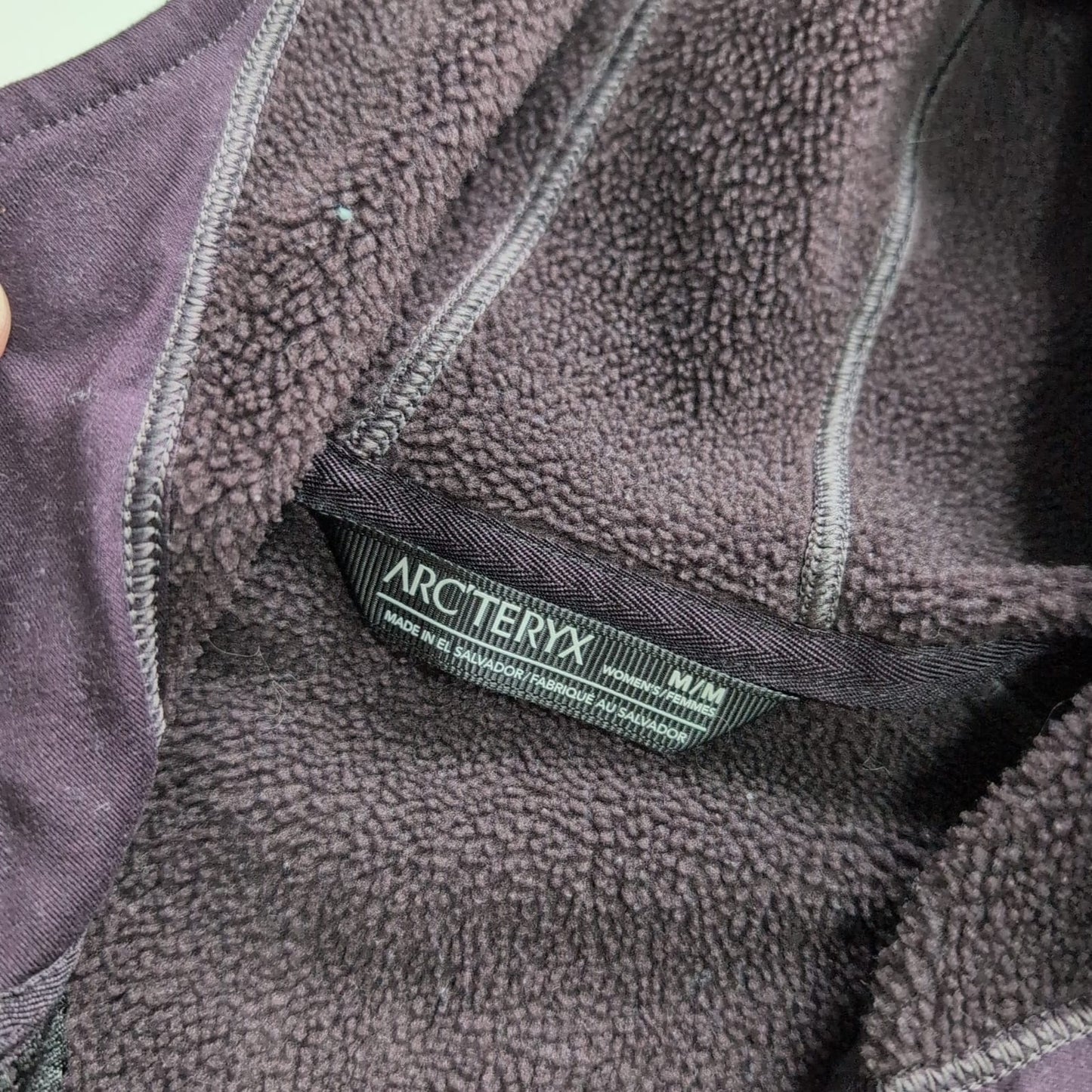 Fleece Jacke von Arcteryx (M Damen) Zipper Hoodie braun