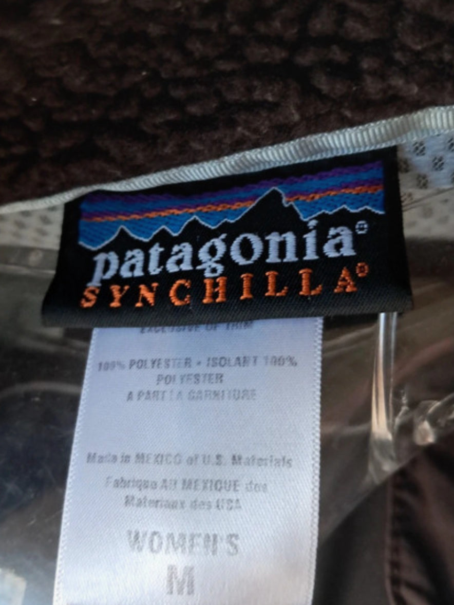 Teddy Jacke von Patagonia M Pile Fleece braun