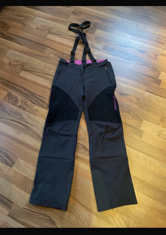 Skitouren Bib Hose von Ortovox Merino (S Damen) schwarz