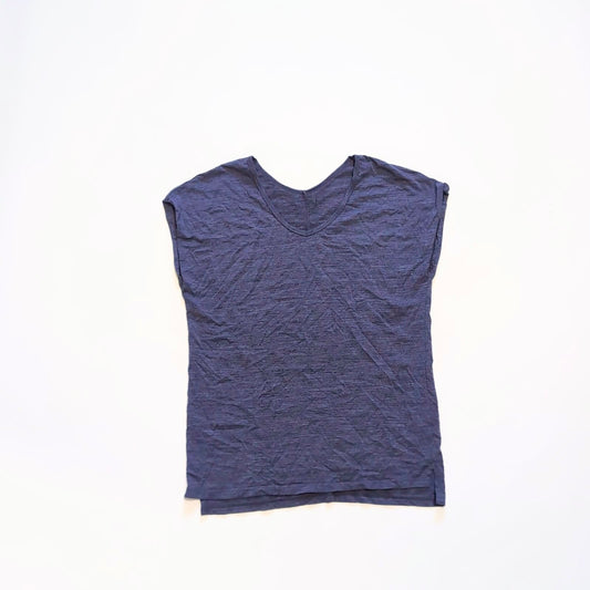 Merino T-Shirt von Icebreaker (Damen S ) V-Neck legere dunkelblau
