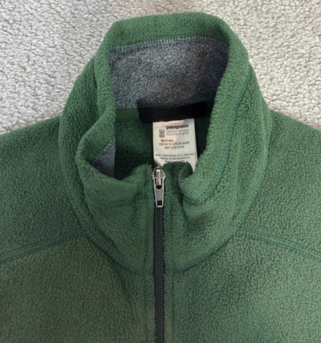 Patagonia Fleece Weste (M Herren) Synchilla grün