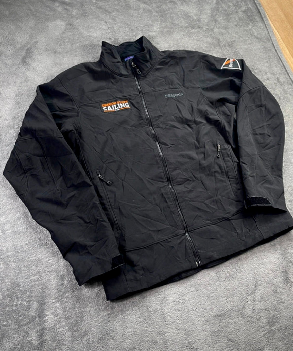 Übergangsjacke Patagonia (L Herren) schwarz wasserdicht