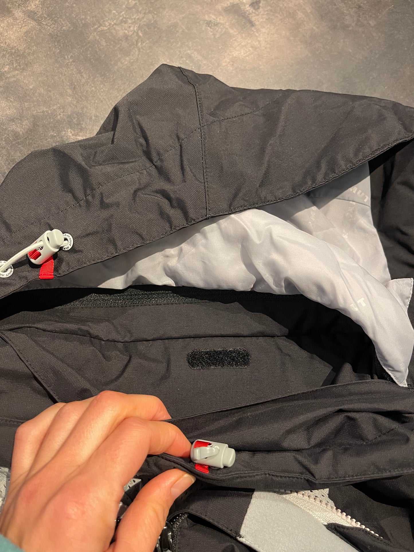 3in1 Jacke von Mammut (S/M Damen) Regenjacke + Windstopper Fleece schwarz