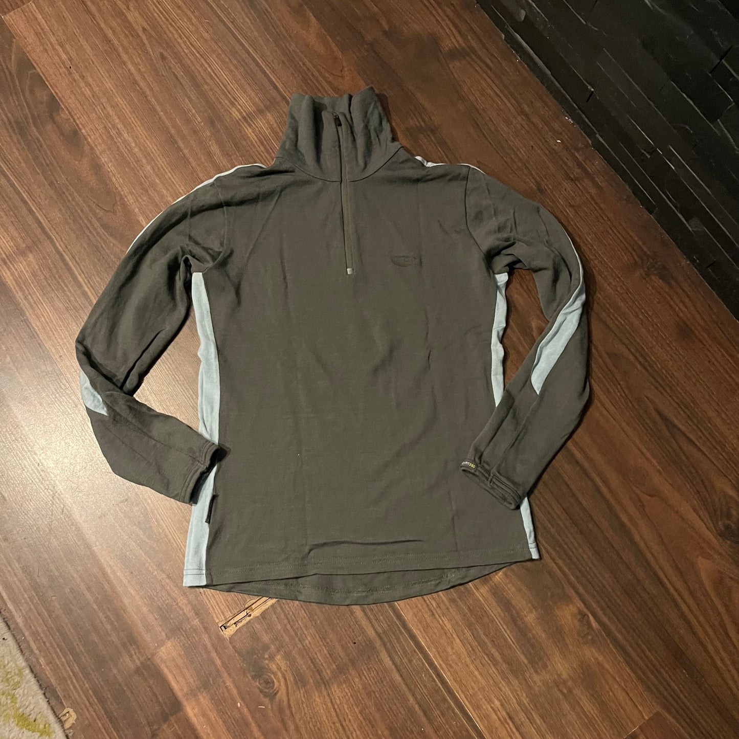 Thermo Longsleeve von Icebreaker 260 (M Damen) 1/3 Zip Shirt khaki