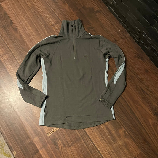 Thermo Longsleeve von Icebreaker 260 (M Damen) 1/3 Zip Shirt khaki