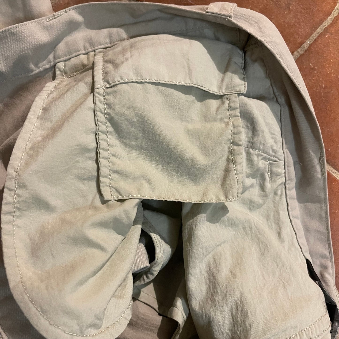 Shorts von Haglöfs (Herren L) kurze Capri- Hose hellgrau